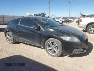 2013 Honda CR-Z with VIN JHMZF1D49DS002427, listed as a Copart auction lot 87719345 with 107,924 mi miles and Salvage title. Bid and sale history available at DreamBid. Image 4.