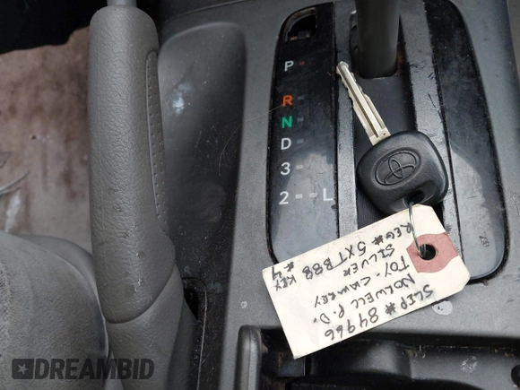 2004 Toyota Camry LE with VIN 4T1BF32K64U588682, listed as a IAAI auction lot 41520570 with 112,646 mi miles. Bid and sale history available at carsss.com. Image 11.