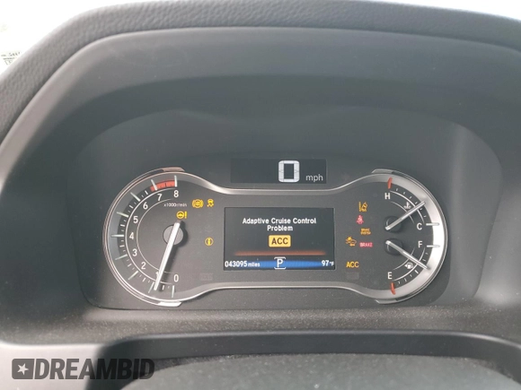 2020 Honda Ridgeline RTL with VIN 5FPYK3F57LB030174, listed as a Copart auction lot 59985415 with 43,095 mi miles and Salvage title. Bid and sale history available at DreamBid. Image 9.