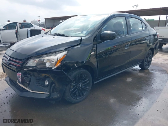2022 Mitsubishi Mirage G4 ES with VIN ML32FUFJ0NHF01919, listed as a IAAI auction lot 41542271 with 15,634 mi miles. Bid and sale history available at carsss.com. Image 19.