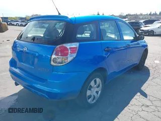 2008 Toyota Matrix STD with VIN 2T1KR32E08C693338, listed as a IAAI auction lot 41894527 with 70,564 mi miles and . Bid and sale history available at DreamBid. Image 4.