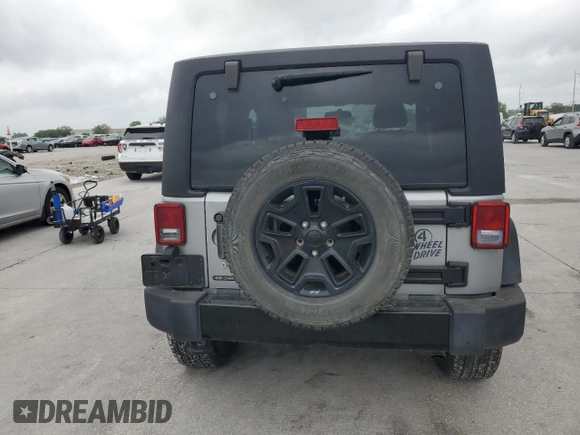 2015 Jeep Wrangler Sport with VIN 1C4AJWAG3FL560599, listed as a Copart auction lot 51850005 with 52,691 mi miles and Clean Title. Bid and sale history available at carsss.com. Image 6.