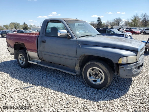 1995 Dodge Ram 1500 with VIN 1B7HC16Z4SS234817, listed as a Copart auction lot 53002615 with 235,643 mi miles and Salvage Title. Bid and sale history available at carsss.com. Image 4.