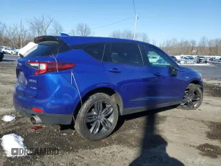 2019 Acura RDX w/A-Spec Pkg with VIN 5J8TC2H66KL014562, listed as a Copart auction lot 89372745 with 32,149 mi miles and Salvage title. Bid and sale history available at DreamBid. Image 3.