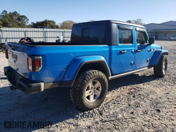 2020 Jeep Gladiator Sport S с VIN 1C6HJTAG4LL175780, выставлен на аукционе Copart как лот 50203395 с пробегом 74 477 миль миль и Списание • Salvage title. История ставок и продаж доступна на DreamBid. Изображение 3.