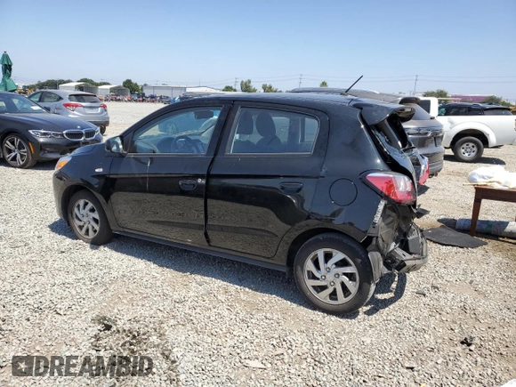 2023 Mitsubishi Mirage ES with VIN ML32AUHJXPH000869, listed as a Copart auction lot 62391115 with 19,468 mi miles and Salvage title. Bid and sale history available at DreamBid. Image 2.