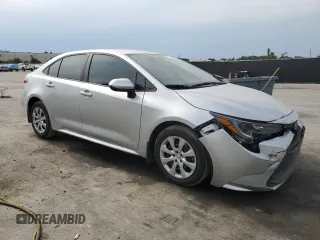 2025 Toyota Corolla LE z VIN 5YFB4MDE5SP277066, wystawiony jako Copart lot #57936575 z przebiegiem 5 449 mil mil oraz Szkoda całkowita • Salvage title. Historia ofert i sprzedaży dostępna na DreamBid. Obrazek 4.