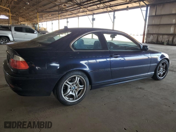 2004 BMW 3 Series 330Ci with VIN WBABD534X4PL12488, listed as a Copart auction lot 50085355 with 124,114 mi miles and Salvage Title. Bid and sale history available at carsss.com. Image 3.