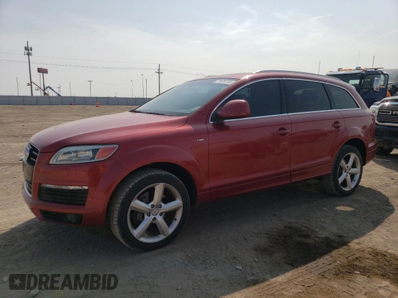 2007 Audi Q7 Premium Plus with VIN WA1EY74L97D068404, listed as a Copart auction lot 71579774 with 126,564 mi miles and Clean title. Bid and sale history available at DreamBid. Image 1.