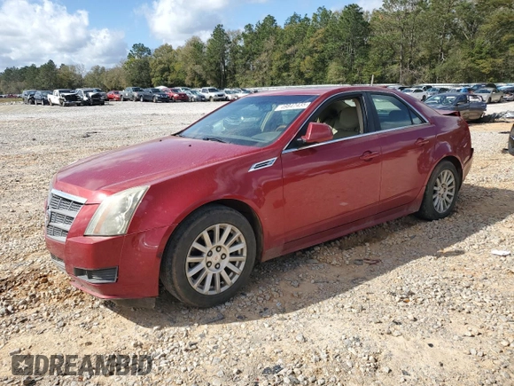 2010 Cadillac CTS Luxury with VIN 1G6DE5EG6A0130701, listed as a Copart auction lot 49847435 with Not Provided miles and Salvage Title. Bid and sale history available at carsss.com. Image 1.