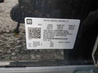 2021 Cadillac XT5 FWD Luxury with VIN 1GYKNAR45MZ231154, listed as a Copart auction lot 84872054 with 26,840 mi miles and Clean Title. Bid and sale history available at carsss.com. Image 13.