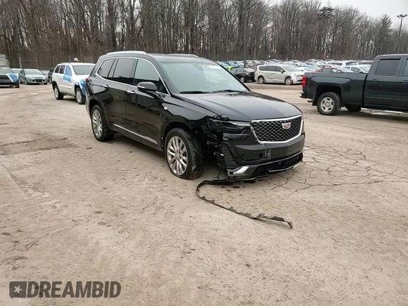 2021 Cadillac XT6 Premium Luxury with VIN 1GYKPDRS0MZ204101, listed as a Copart auction lot 45460135 with 20,104 mi miles and Salvage title. Bid and sale history available at DreamBid. Image 14.