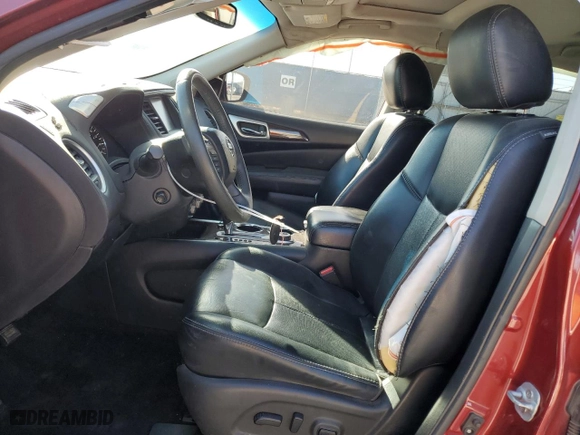 2016 Nissan Pathfinder Platinum with VIN 5N1AR2MM6GC665833, listed as a Copart auction lot 85938184 with 52,671 mi miles and Salvage Title. Bid and sale history available at carsss.com. Image 7.