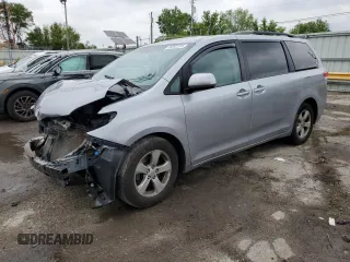 2013 Toyota Sienna LE AAS with VIN 5TDKK3DC0DS301041, listed as a Copart auction lot 58592205 with Not provided miles and Salvage title. Bid and sale history available at DreamBid. Image 1.