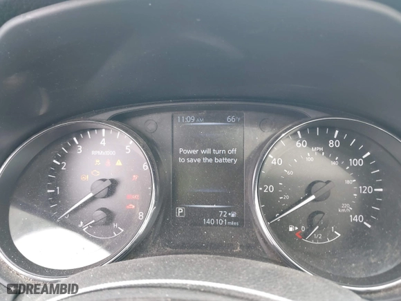 2017 Nissan Rogue SL with VIN 5N1AT2MT1HC752985, listed as a IAAI auction lot 41246428 with 140,101 mi miles. Bid and sale history available at carsss.com. Image 7.