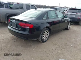 2012 Audi A4 2.0T Premium with VIN WAUAFAFL1CA115616, listed as a IAAI auction lot 41751186 with 186,357 mi miles. Bid and sale history available at carsss.com. Image 4.