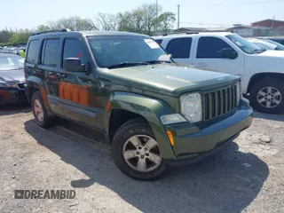 2009 Jeep Liberty Sport with VIN 1J8GN28K29W519359, listed as a IAAI auction lot 42038254 with 1 mi miles. Bid and sale history available at carsss.com. Image 1.