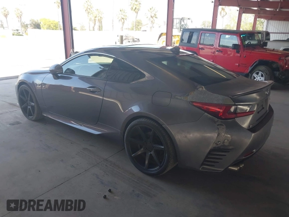 2015 Lexus RC 350 F Sport z VIN JTHHE5BC8F5003098, wystawiony jako IAAI lot #42067306 z przebiegiem 55 419 mil mil oraz . Historia ofert i sprzedaży dostępna na DreamBid. Obrazek 3.