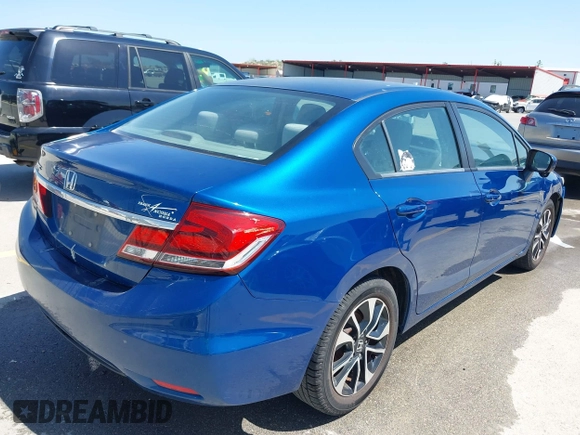 2015 Honda Civic EX with VIN 2HGFB2F81FH550665, listed as a IAAI auction lot 42017363 with 180,098 mi miles and . Bid and sale history available at carsss.com. Image 4.