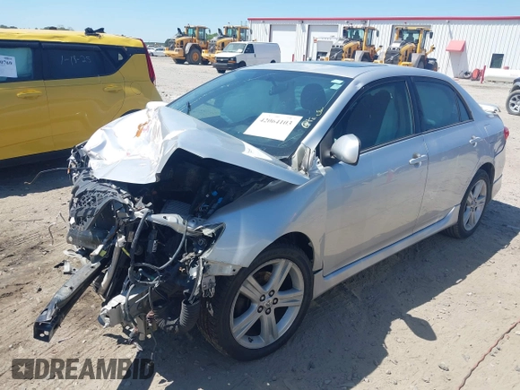 2013 Toyota Corolla L with VIN 5YFBU4EE9DP105916, listed as a IAAI auction lot 42064103 with 263,531 mi miles. Bid and sale history available at carsss.com. Image 17.