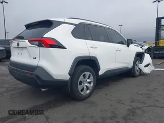 2021 Toyota RAV4 LE with VIN 2T3H1RFV3MW166926, listed as a IAAI auction lot 41283161 with 54,244 mi miles. Bid and sale history available at carsss.com. Image 4.