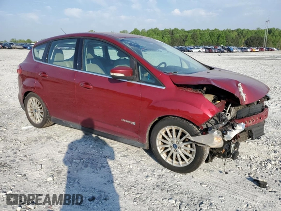 2013 Ford C-Max SEL with VIN 1FADP5BU1DL517988, listed as a Copart auction lot 53284205 with 205,258 mi miles and Salvage Title. Bid and sale history available at DreamBid. Image 4.