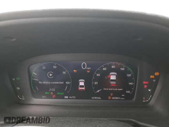 2024 Honda Accord Touring with VIN 1HGCY2F87RA077620, listed as a Copart auction lot 65668285 with 5,851 mi miles and Non repairable. Bid and sale history available at DreamBid. Image 9.