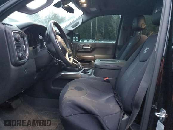 2021 Chevrolet Silverado 1500 RST with VIN 3GCUYEELXMG173469, listed as a Copart auction lot 80919074 with 35,297 mi miles and Salvage Title. Bid and sale history available at carsss.com. Image 7.