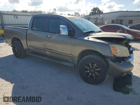 2006 Nissan Titan LE with VIN 1N6BA07A96N514202, listed as a Copart auction lot 44625415 with 222,183 mi miles and Salvage Title. Bid and sale history available at DreamBid. Image 4.