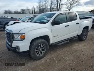 2021 GMC Canyon 4WD AT4 w/Leather with VIN 1GTG6FEN0M1100300, listed as a Copart auction lot 82281314 with 60,086 mi miles and Non Repairable. Bid and sale history available at carsss.com. Image 1.