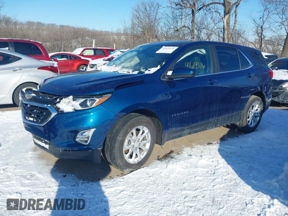 2021 Chevrolet Equinox LT z VIN 3GNAXUEV3ML384478, wystawiony jako IAAI lot #41619576 z przebiegiem 34 176 mil mil oraz . Historia ofert i sprzedaży dostępna na DreamBid. Obrazek 2.