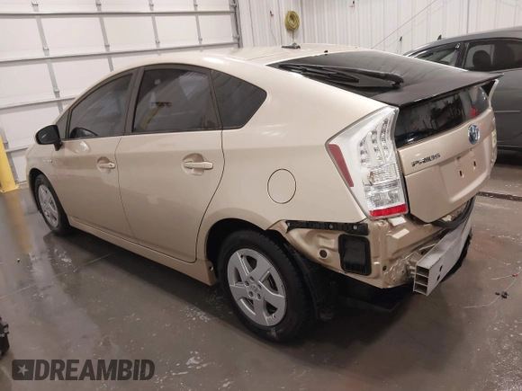 2011 Toyota Prius I with VIN JTDKN3DU7B0265204, listed as a IAAI auction lot 41991224 with 175,675 mi miles. Bid and sale history available at carsss.com. Image 3.