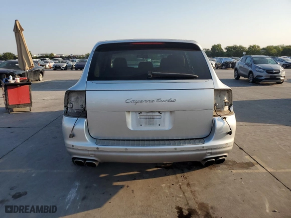 2004 Porsche Cayenne Turbo with VIN WP1AC29P74LA91195, listed as a Copart auction lot 74260594 with 110,729 mi miles and Salvage Title. Bid and sale history available at carsss.com. Image 6.