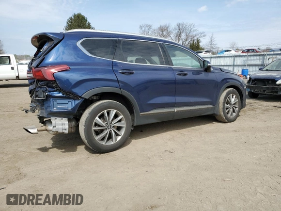 2020 Hyundai Santa Fe Limited with VIN 5NMS5CADXLH235166, listed as a Copart auction lot 50914485 with 25,643 mi miles and Salvage Title. Bid and sale history available at carsss.com. Image 3.