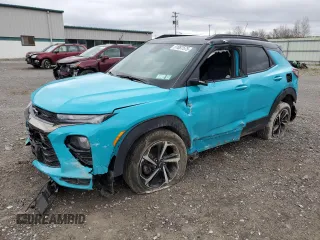 2021 Chevrolet TrailBlazer RS with VIN KL79MUSL7MB070810, listed as a Copart auction lot 51087575 with 68,879 mi miles and Salvage Title. Bid and sale history available at carsss.com. Image 1.