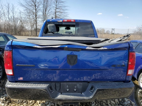2016 Ram 1500 Lone Star with VIN 1C6RR7LT5GS171229, listed as a Copart auction lot 48302835 with 67,171 mi miles and Salvage Title. Bid and sale history available at carsss.com. Image 6.