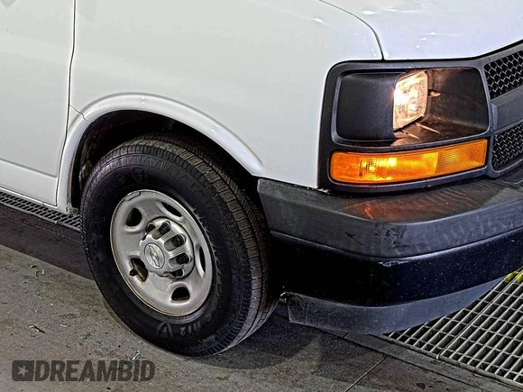 2017 Chevrolet Express Cargo with VIN 1GCWGAFF5H1313994, listed as a IAAI auction lot 42613462 with 163,743 mi miles and . Bid and sale history available at DreamBid. Image 18.