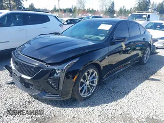 2025 Cadillac CT5 Sport with VIN 1G6DP5RK0S0109112, listed as a IAAI auction lot 41955382 with 5,107 mi miles and . Bid and sale history available at DreamBid. Image 17.
