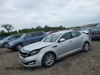 2013 Kia Optima LX z VIN 5XXGM4A73DG198308, wystawiony jako Copart lot #58351795 z przebiegiem 123 622 mil mil oraz Szkoda całkowita • Salvage title. Historia ofert i sprzedaży dostępna na DreamBid. Obrazek 1.