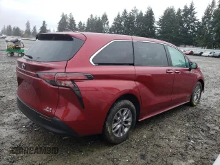 2021 Toyota Sienna XLE with VIN 5TDYSKFC1MS039435, listed as a Copart auction lot 43620405 with 94,107 mi miles and Salvage Title. Bid and sale history available at carsss.com. Image 3.
