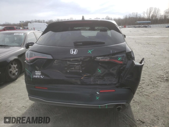 2024 Honda HR-V Sport z VIN 3CZRZ1H52RM702201, wystawiony jako Copart lot #45372645 z przebiegiem 23 284 mil mil oraz Szkoda całkowita • Salvage title. Historia ofert i sprzedaży dostępna na DreamBid. Obrazek 6.