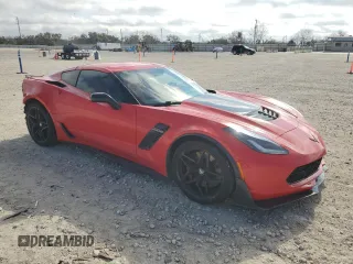 2015 Chevrolet Corvette Z06 2LZ with VIN 1G1YR2D62F5602468, listed as a Copart auction lot 46806205 with 44,169 mi miles and Salvage Title. Bid and sale history available at carsss.com. Image 4.