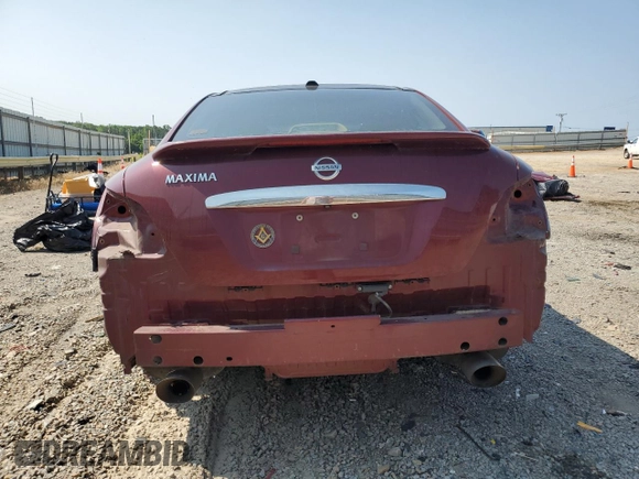 2010 Nissan Maxima SV with VIN 1N4AA5AP8AC837983, listed as a Copart auction lot 58348055 with 217,023 mi miles and Salvage title. Bid and sale history available at DreamBid. Image 6.