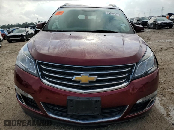 2017 Chevrolet Traverse LT with VIN 1GNKRHKD2HJ319829, listed as a Copart auction lot 53576295 with 114,428 mi miles and Salvage Title. Bid and sale history available at DreamBid. Image 5.