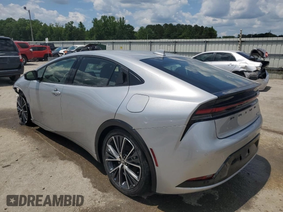 2024 Toyota Prius LE with VIN JTDACAAUXR3042240, listed as a Copart auction lot 55953875 with 1,410 mi miles and Salvage title. Bid and sale history available at DreamBid. Image 2.