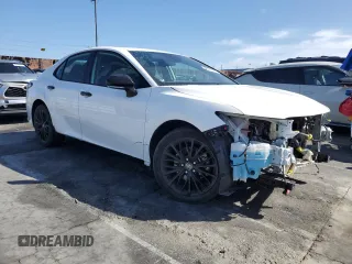 2022 Toyota Camry SE with VIN 4T1G11AK9NU031406, listed as a Copart auction lot 48429805 with 28,448 mi miles and Salvage Title. Bid and sale history available at carsss.com. Image 4.