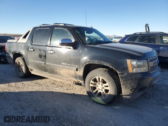 2008 Chevrolet Avalanche LTZ with VIN 3GNFK12Y48G106561, listed as a Copart auction lot 88689495 with 321,031 mi miles and Salvage Title. Bid and sale history available at DreamBid. Image 4.
