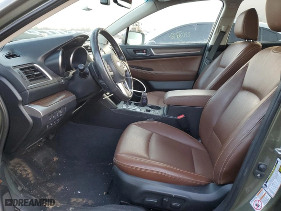 2017 Subaru Outback Touring with VIN 4S4BSETC2H3240923, listed as a Copart auction lot 43824105 with 43,629 mi miles and Salvage Title. Bid and sale history available at carsss.com. Image 7.