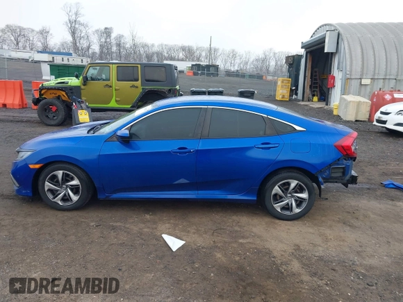 2019 Honda Civic Sedan LX with VIN 19XFC2F64KE029682, listed as a IAAI auction lot 41806403 with 110,611 mi miles. Bid and sale history available at carsss.com. Image 15.