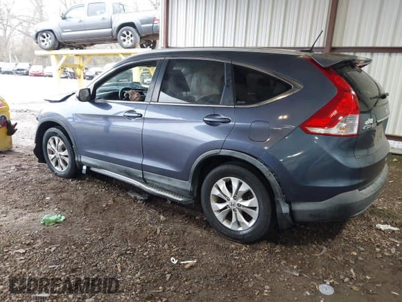 2012 Honda CR-V EX-L with VIN JHLRM3H72CC005978, listed as a IAAI auction lot 41555914 with 154,634 mi miles. Bid and sale history available at carsss.com. Image 3.